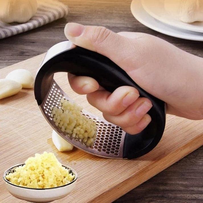 Stainless steal garlic press