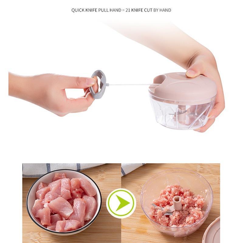 Hand pull Manual Food Chopper