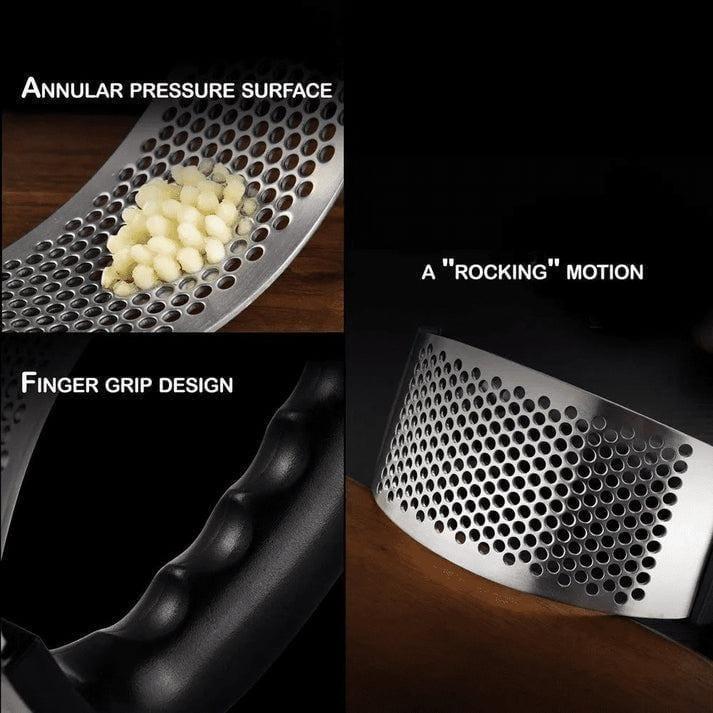 Stainless steal garlic press